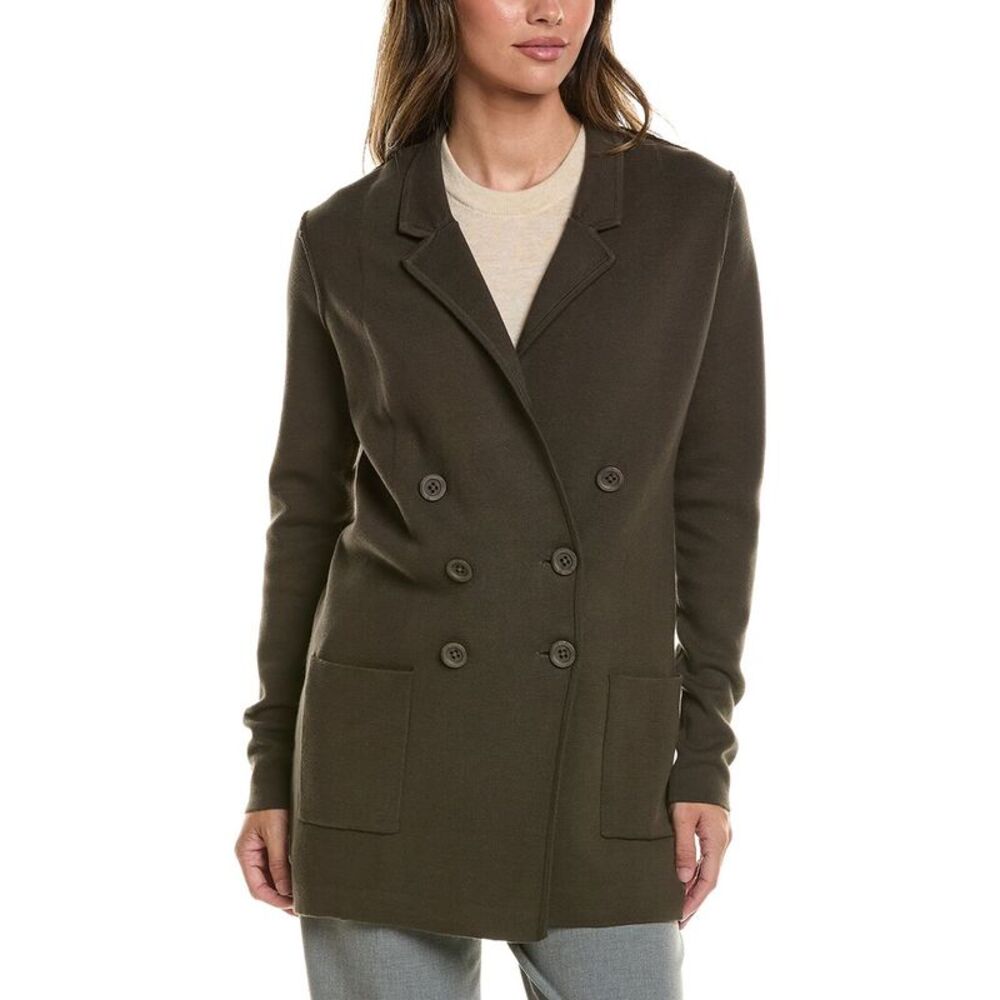 Autumn Cashmere Womens  Boyfriend Milano Blazer, Green
